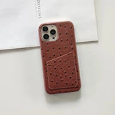 Ostrich Pattern Card Holder Phone Case